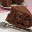炊飯器で、くるみ入りチョコケーキ☆