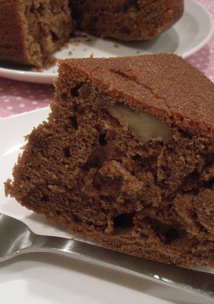 炊飯器で、くるみ入りチョコケーキ☆-レシピのメイン写真