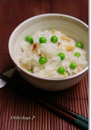 さきいか入り☆グリンピースご飯-レシピのメイン写真