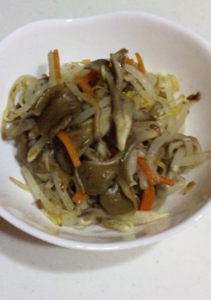 チン♪舞茸ともやしのおかか和え-レシピのメイン写真