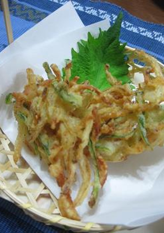 さきいかとピーマンのチーズかき揚げ-レシピのメイン写真