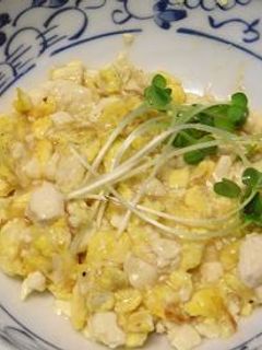 豆腐と卵の中華風炒め-レシピのメイン写真