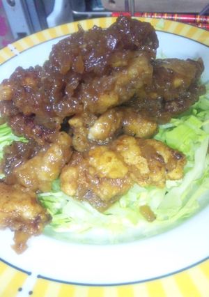 ヘルシー☆鳥胸肉さっぱり焼き玉ねぎソース-レシピのメイン写真