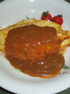 カレーオムライス-レシピのメイン写真