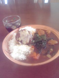 煮込みチーズハンバーグカレー♪-レシピのメイン写真