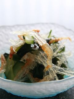 糸寒天の酢の物-レシピのメイン写真