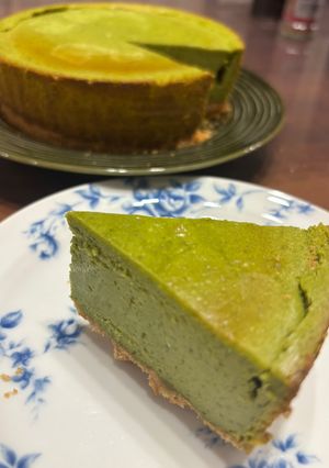 しっとり抹茶のチーズケーキ-レシピのメイン写真