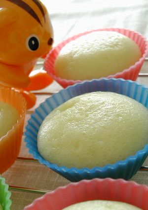 ヨーグルトで☆むっちり蒸しパン-レシピのメイン写真