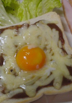 ★とろ～り卵＆チーズの食パンカレー★-レシピのメイン写真