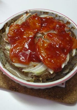 トマトハンバーグ-レシピのメイン写真