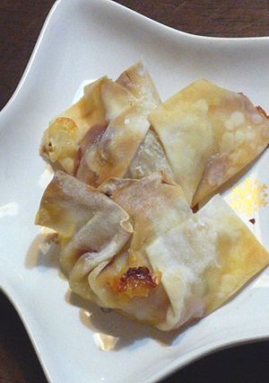 かんたん・お手軽ピザ風焼きワンタン-レシピのメイン写真
