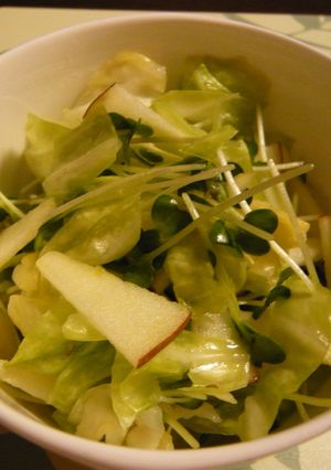 キャベツとりんごの酢の物-レシピのメイン写真