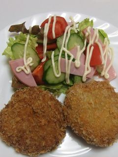 キャベツ プラスでさっぱりメンチカツ-レシピのメイン写真