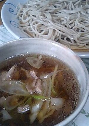 鴨肉無いなら豚せいろ蕎麦-レシピのメイン写真