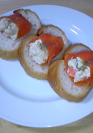 男の料理 ポテトサラダのサーモン巻き-レシピのメイン写真
