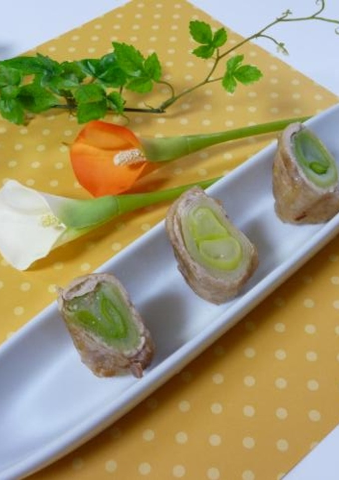 長ネギの肉巻きショウガ焼き-レシピのメイン写真