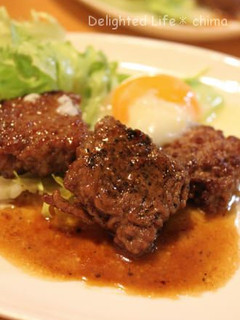 ひき肉ステーキの照焼き-レシピのメイン写真