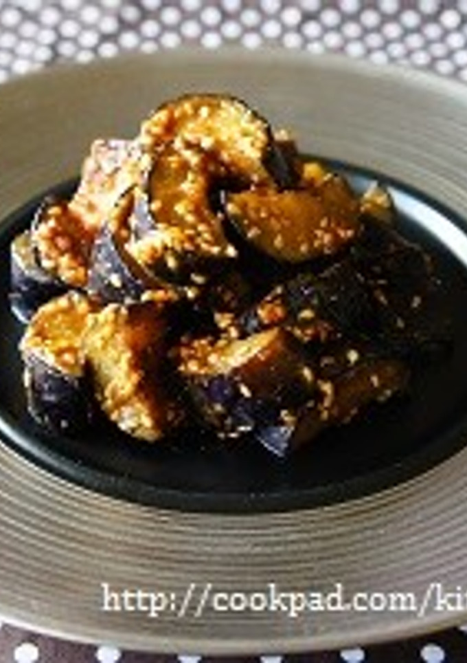 ごはんがすすむ!!なすのごまみそ炒め-レシピのメイン写真
