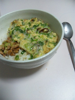 納豆のトロトロ卵丼-レシピのメイン写真