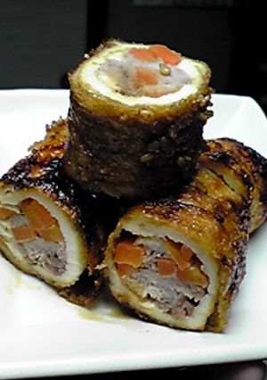 油揚げdeくるくる肉巻き-レシピのメイン写真