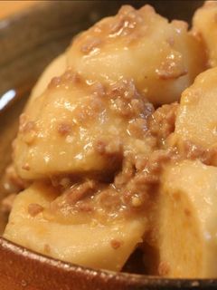 里芋の煮っ転がし~味噌そぼろ風~-レシピのメイン写真