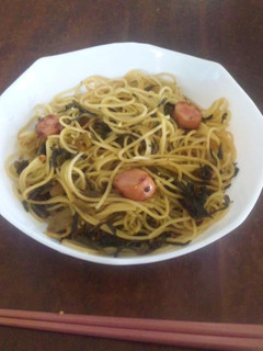 ●高菜の和風パスタ●-レシピのメイン写真