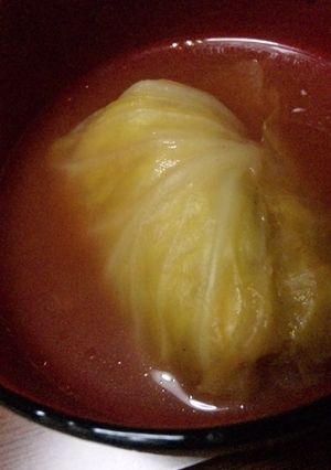 ロールキャベツのスープ(覚え書き用)-レシピのメイン写真