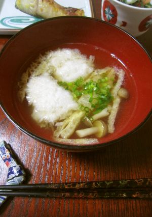 具沢山の味噌汁③長いも団子の味噌汁-レシピのメイン写真