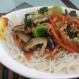中華風そうめんの肉野菜あんかけ