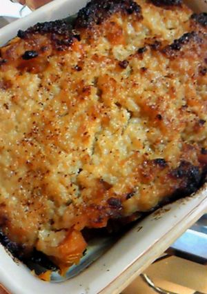 かぼちゃの肉みそ焼き-レシピのメイン写真