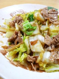 白菜&豚肉のしょうが炒め-レシピのメイン写真