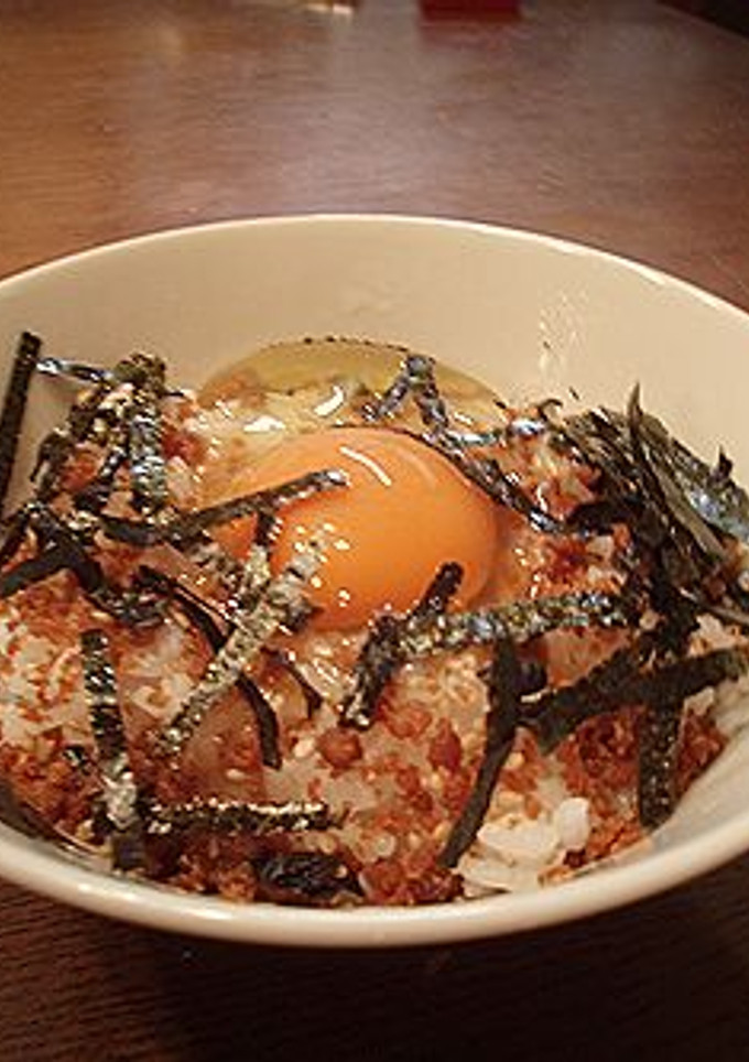 卵かけごはん　鶏そぼろ丼風♪-レシピのメイン写真