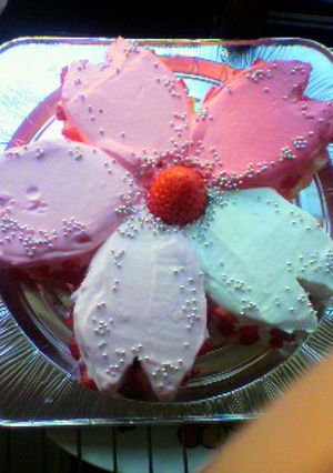 可愛い!ﾊﾞｰｽﾃﾞｰｹｰｷ☆桜-レシピのメイン写真