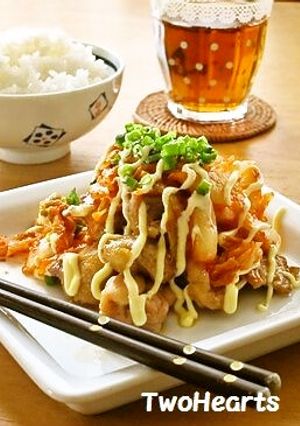 焼肉のタレde鶏キムマヨ-レシピのメイン写真