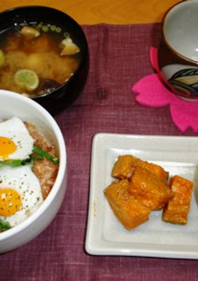 うずらの卵と鰹節の簡単丼-レシピのメイン写真