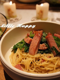 簡単♪ほうれんそうとベーコンの和風パスタ-レシピのメイン写真