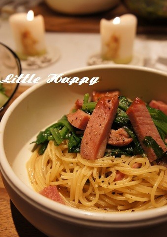 簡単♪ほうれんそうとベーコンの和風パスタ-レシピのメイン写真