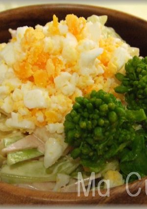 春キャベツのミモザサラダ-レシピのメイン写真