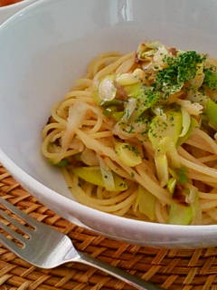 ネギのパスタ-レシピのメイン写真