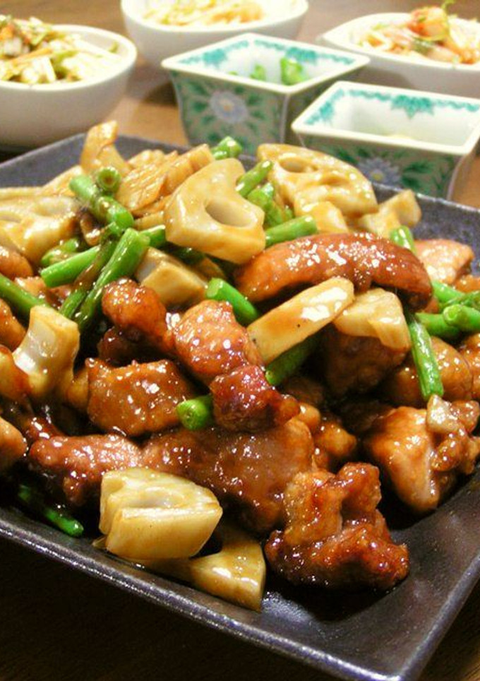 豚肉と蓮根の熟味酢炒め-レシピのメイン写真