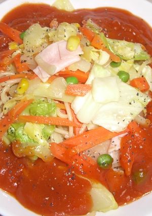 春キャベツのあんかけスパ♪-レシピのメイン写真