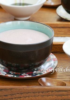 こしあんの柔らかムース　抹茶ソース-レシピのメイン写真