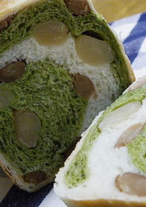 体にイイみどり〜なぐるぐるお豆パン-レシピのメイン写真