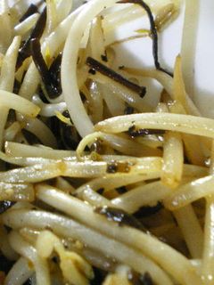 *簡単!楽チン!もやし&塩昆布炒め*-レシピのメイン写真