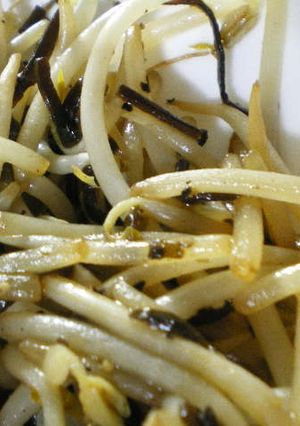 *簡単!楽チン!もやし&塩昆布炒め*-レシピのメイン写真