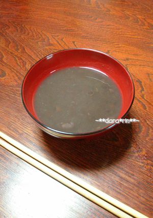 大納言ぜんざい-レシピのメイン写真
