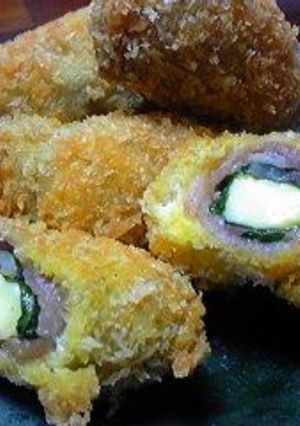 豚肉の大葉味噌チーズロールフライ-レシピのメイン写真