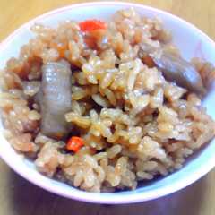 具材たっぷり♪もちもちな炊き込みご飯♪-レシピのメイン写真