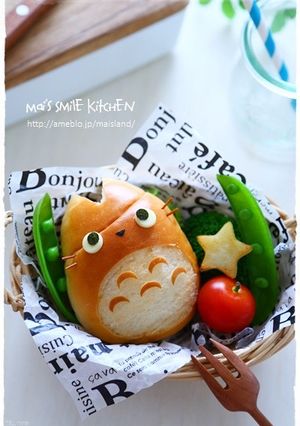 ロールパンdeトトロールサンド♪-レシピのメイン写真