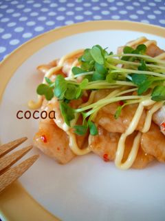 胸肉のスイートチリ♡マヨ-レシピのメイン写真